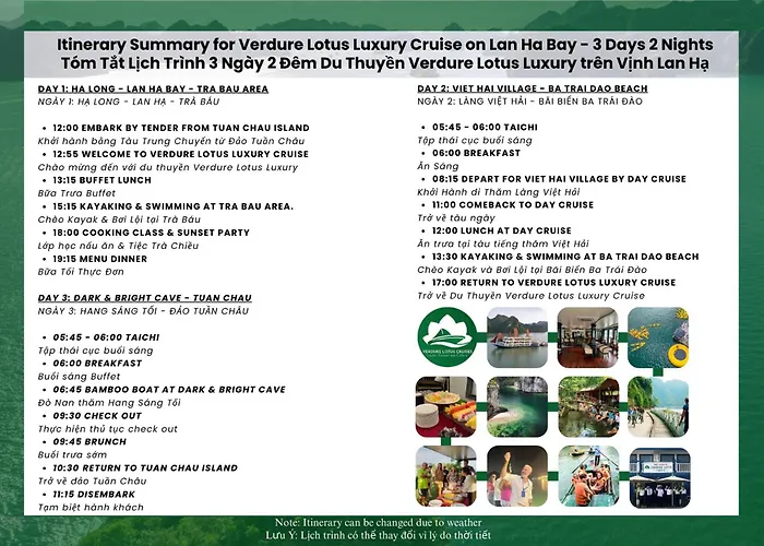 Verdure Lotus Luxury Cruise On Lan Ha Bay 