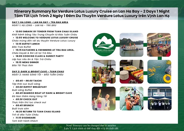 Verdure Lotus Luxury Cruise On Lan Ha Bay 5* Ha Long
