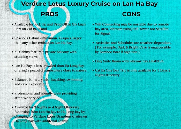 Verdure Lotus Luxury Cruise On Lan Ha Bay  5*